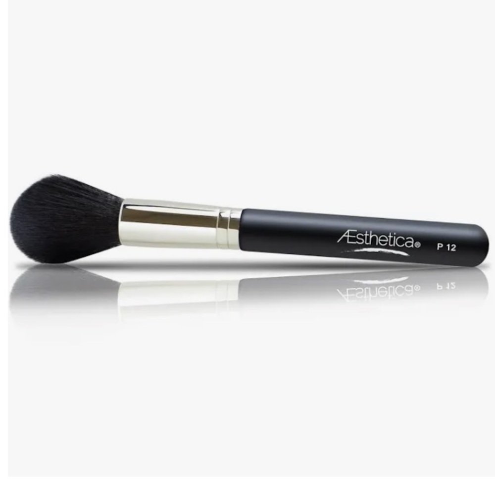 Aesthetica P 12 Professional Powder Makeup Brush Vegan and Cruelty Free